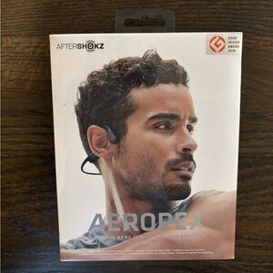 Aeropex Wireless Bone Conduction Headphones - Black. NWT.
